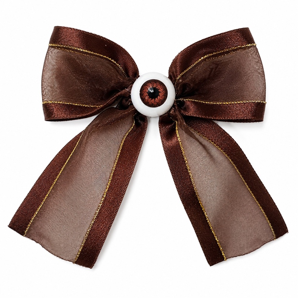 Bow Eyeball Clip – 1.5” Ribbon - Enchanted Truffle